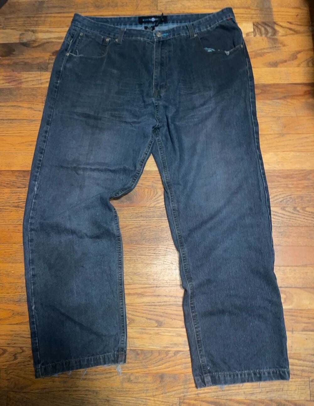 Enyce Denim Jeans Size 44/32 Dark Wash Loose Fit